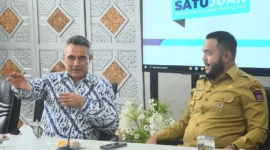 Wali Kota Padang, Fadly Amran menggelar pertemuan dengan Duta Besar Selandia Baru untuk Indonesia, Phillip Taula, di Kediaman Resmi Wali Kota Padang, Senin (23/6/2025). (Foto: Prokopim Padang)
