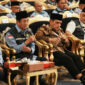 Menag Nasaruddin Umar didampingi Wamenag Romo H. R. Muhammad Syafi’i, Dirjen PHU Hilman Latief, Kepala BPH Irfan Yusuf dan Wakil Kelapa BPH Dahnil Anzar Simanjuntak. (Foto: Andi Ardiansyah Asdar/Kemenag)