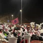 Jemaah haji Indonesia tiba di Muzdalifah. (Foto: Iqo Shofwa/Kemenag)