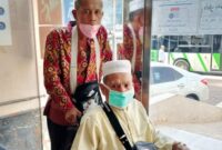 Seorang jemaah haji asal Kabupaten Dharmasraya wafat di Hotel Transit Safari Wukuf, Assila Muzdalifah, pada Selasa malam (3/6/2025). (Foto: Ist)