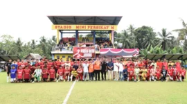Persija Jakarta menggelar Talent Audition bagi pemain muda Sumbar di Kota Pariaman. (Foto: Kominfo Pariaman)