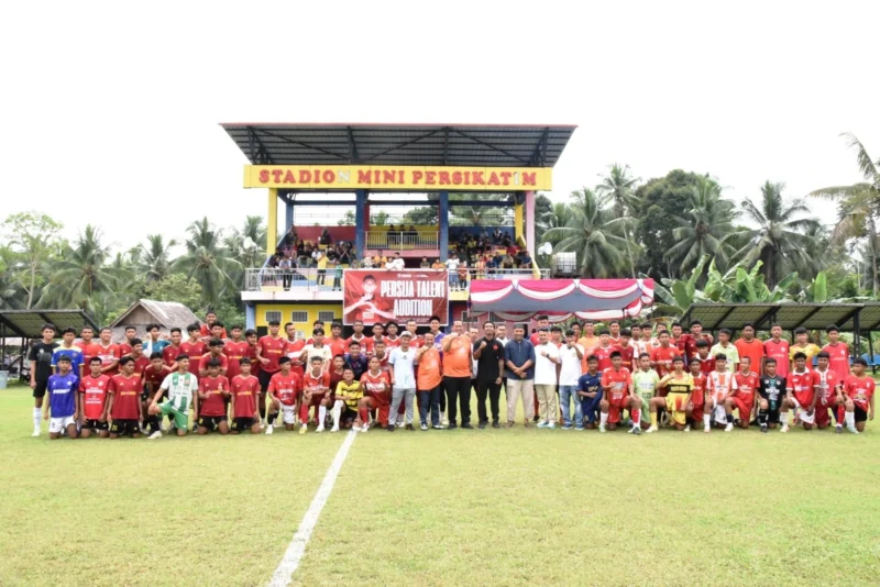 Persija Jakarta menggelar Talent Audition bagi pemain muda Sumbar di Kota Pariaman. (Foto: Kominfo Pariaman)