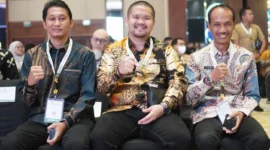 Wakil Bupati Solsel, Yulian Efi menghadiri ajang bergengsi Human Capital Summit 2025 di Jakarta International Convention Center (JICC) pada 3–4 Juni 2025. (Foto: Prokopim Pemkab Solsel)