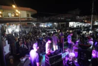 Lomba vlog dan fotografi meriahkan live music di Pasar Pusat Padang Panjang, Minggu (8/6/2025). (Foto: Kominfo Padang Panjang)