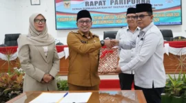 DPRD Tanah Datar menyetujui Ranperda tentang Pertanggungjawaban Pelaksanaan APBD 2024 untuk ditetapkan menjadi Perda. (Foto: Prokopim Tanah Datar)
