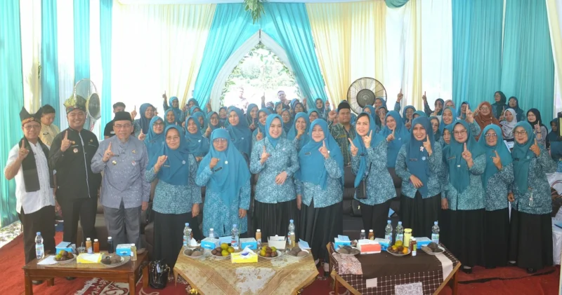 TP PKK Kota Padang optimistis mampu mempertahankan gelar juara umum yang telah diraih dua tahun berturut-turut. (Foto: Humas TP PKK Padang)