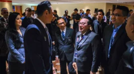 Bupati Eka Putra menghadiri Konferensi ICI 2025 yang digelar Kemenko IPK di Jakarta Convention Center (JCC), Rabu (11/6/2025). (Foto: Prokopim Tanah Datar)