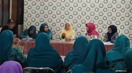 Kelurahan Kampung Manggis siapkan diri hadapi Lomba Gerakan PKK tingkat provinsi. (Foto: Kominfo Padang Panjang)