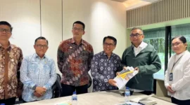 Bupati Padang Pariaman John Kenedy Azis (JKA) melakukan audiensi ke Kementerian PU RI. (Foto: Kominfo Padang Pariaman)