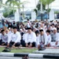 Pemko Pariaman menggelar Tabligh Akbar dalam rangka memperingati Tahun Baru Islam 1 Muharram 1447 H/2025 M di halaman Balai Kota Pariaman, Jumat (27/6/2025). (Foto: Kominfo Pariaman)