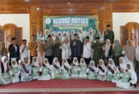 Wakil Bupati Ahmad Fadly menghadiri wakaf hafiz pertama Rumah Tahfiz Darussalam, Sabtu (28/6/2025). (Foto: Prokopim Padang)