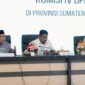 Wakil Wali Kota Padang, Maigus Nasir, menghadiri agenda kunjungan kerja Komisi IV DPR RI ke Provinsi Sumbar, Jumat (20/6/2025). (Foto: Prokopim Padang)