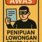 Modus penipuan lowongan kerja di Padang kembali terjadi. Ratusan pencari kerja jadi korban, dengan kerugian mencapai miliaran rupiah. (Foto: ChatGPT)