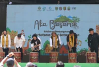Pembukaan Gelar Karya Perhutanan Sosial di Taman Aka Barayun, Lembah Harau, Kabupaten Limapuluh Kota, 21–22 Juni 2025. (Foto: Pemkab Limapuluh Kota)