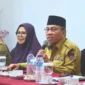 Wakil Wali Kota Padang, Maigus Nasir memimpin Rapat Penentuan Objek Pantau Kota Sehat Tahun 2025, di Fave Hotel Padang, Senin (30/6/2025). (Foto: Prokopim Padang)