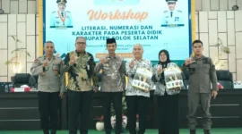 Wabup Solsel Yulian Efi membuka Workshop Literasi, Numerasi dan Karakter Peserta Didik di Aula Sarantau Sasurambi, Kamis (19/6/2025). (Foto: Humas Pemkab Solsel)