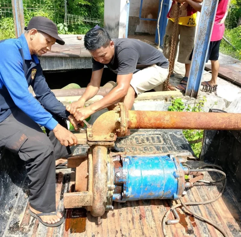 Pemkab Dharmasraya aktifkan kembali 3 SPAM skala IKK setelah lama terbengkalai. (Foto: Pemkab Dharmasraya)