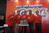 Telkomsel dan Pertamina Lubricants meluncurkan Program GOAL (Ganti Oli Dapat Hadiah Langsung) voucher data. (Foto: Dok. Telkomsel)