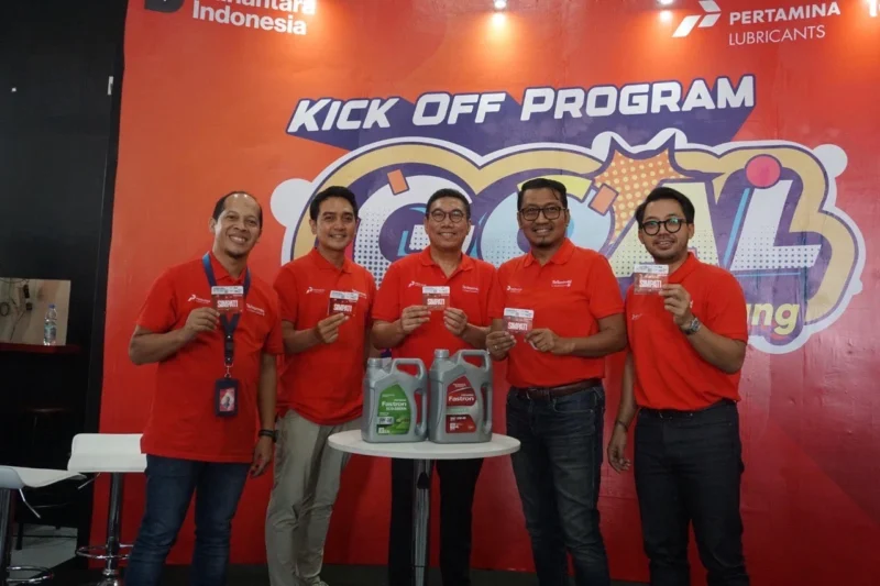 Telkomsel dan Pertamina Lubricants meluncurkan Program GOAL (Ganti Oli Dapat Hadiah Langsung) voucher data. (Foto: Dok. Telkomsel)