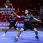 Sabar Karyaman Gutama/M. Reza Pahlevi Isfahani lolos ke perempat final Indonesia Open 2025. (Foto: PBSI)