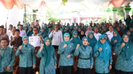 Nagari Singguliang mewakili Padang Pariaman dalam Penilaian Lomba Gerakan PKK Tingkat Provinsi Tahun 2025. (Foto: Kominfo Padang Pariaman)