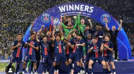 Paris Saint-Germain (PSG) membantai Inter Milan 5-0 di final Liga champions 2024/2025. (Foto: IG @psg)