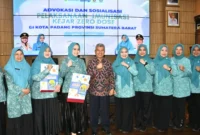 Pembukaan Kegiatan Advokasi dan Sosialisasi Pelaksanaan Imunisasi Kejar Zero Dose di Kantor Balai Kota Padang, Sabtu (21/6/2025). (Foto: Diskominfo Padang)