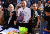 Wakil Wali Kota Padang Panjang Allex Saputra turut hadir pada kegiatan CFD Minggu (22/6/2025). (Foto: Kominfo Padang Panjang)