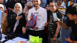 Wakil Wali Kota Padang Panjang Allex Saputra turut hadir pada kegiatan CFD Minggu (22/6/2025). (Foto: Kominfo Padang Panjang)