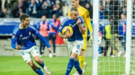 Santi Carzola mengantarkan Real Oviedo promosi ke LaLiga, kasta tertinggi Liga Spanyol, setelah absen selama 24 tahun. (Foto: IG @santicarzola)