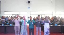 Pembukaan Sosialisasi Pembinaan Arsip pada Kelurahan Tertib Arsip di Ruang Bagindo Aziz Chan, Aia Pacah, Kamis (26/6/2025). (Foto: Diskominfo Padang)