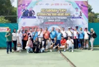 Wali Kota Pariaman Yota Balad membuka Kejuaraan Tenis Internasional Baveti 2025, Jumat (27/6/2025). (Foto: Kominfo Pariaman)
