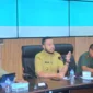 Wali Kota Padang Fadly Amran menghadiri Rakor Kebencanaan Latgulbencal Gempa dan Tsunami di Ruang Abu Bakar Ja'ar, Balai Kota Padang, Selasa (24/6/2025).