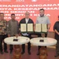 Wali Kota Padang Fadly Amran menandatangani nota kesepahaman dengan Ketua Umum ICCN, Fiki Satari di Gedung In Journey Jakarta, Selasa (10/6/2025). (Foto: Prokopim Padang)