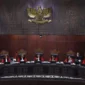 Majelis Hakim Konstitusi dalam Sidang Pengucapan Putusan Nomor 135/PUU-XXII/2024 yang digelar pada Kamis (26/6/2025) di Ruang Sidang Pleno MK. (Foto: Humas/Ifa)