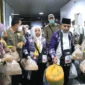 Jemaah haji kloter 04 Debarkasi Padang mendarat di  BIM, Selasa (17/6/2025) malam. (Foto: Kemenag Sumbar)