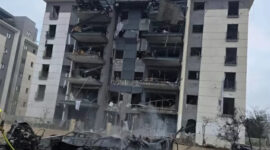 Kerusakan parah di Kota Beersheba ketika satu rudal Iran yang tidak terdeteksi menghantam situs militer Israel. (Foto: Telegram)