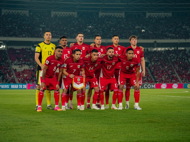 Timnas Indonesia di laga Kualifikasi Piala Dunia 2026.  (Foto: PSSI)