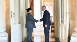 Presiden Prabowo Subianto bertemu Raja Belgia, Raja Philippe, di Istana Laeken pada Minggu sore (13/7/2025). (Foto: BPMI Setpres)