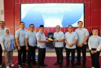 Wakil Wali Kota Padang, Maigus Nasir menerima kunjungan kerja Direktur Kepesertaan BPJS Kesehatan, David Bangun di Ruang Bagindo Aziz Chan, Balai Kota Padang, Aie Pacah, Rabu (9/7/2025). (Foto: Prokopim Padang)