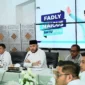 Wali Kota Padang, Fadly Amran bersilaturahmi bersama para pengurus asosiasi jasa konstruksi dan jasa konsultan se-Kota Padang, di Kediaman Resmi Wali Kota, Jumat (25/7/2025). (Foto: Prokopim Padang)