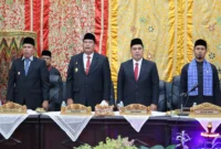 Kota Pariaman hari ini genap berusia 23 tahun. Peringatan HUT ke-23 ini ditandai dengan Rapat Paripurna Istimewa DPRD, Rabu (2/7/2025). (Foto: Kominfo Pariaman)