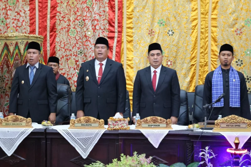 Kota Pariaman hari ini genap berusia 23 tahun. Peringatan HUT ke-23 ini ditandai dengan Rapat Paripurna Istimewa DPRD, Rabu (2/7/2025). (Foto: Kominfo Pariaman)