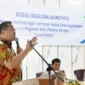 Wali Kota Pariaman Yota Balad melaunching Gerakan TuWai KeTan di Balairung Rumah Dinas Wali Kota, Kamis (3/7/2025). (Foto: Kominfo Pariaman)
