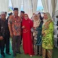 Wakil Wali Kota Pariaman, Mulyadi menghadiri batagak kudo-kudo Masjid Maimunah di Dusun Lapai, Desa Cimparuah, Kota Pariaman, Kamis (3/7/2025). (Foto: Kominfo Pariaman)