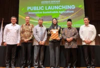 Bupati Dharmasraya, Annisa Suci Ramadhani dalam acara Public Launching ABII di Soehanna Hall, The Energy Building, Jakarta, Senin (7/7/2025). (Foto: Pemkab Dharmasraya)