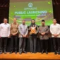 Bupati Dharmasraya, Annisa Suci Ramadhani dalam acara Public Launching ABII di Soehanna Hall, The Energy Building, Jakarta, Senin (7/7/2025). (Foto: Pemkab Dharmasraya)