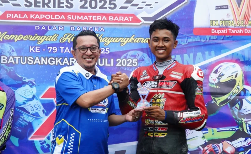 Bupati Tanah Datar Cup Race Series 2025 sukses digelar, Minggu (13/7/2025). (Foto: Prokopim Tanah Datar)