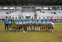 Sebanyak 12 tim dari Pemda se-Sumbar ambil bagian di Turnamen Wali Kota Cup U-40 Padang Panjang 2025. (Foto: Kominfo Padang Panjang)