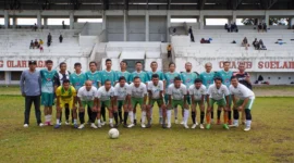 Sebanyak 12 tim dari Pemda se-Sumbar ambil bagian di Turnamen Wali Kota Cup U-40 Padang Panjang 2025. (Foto: Kominfo Padang Panjang)